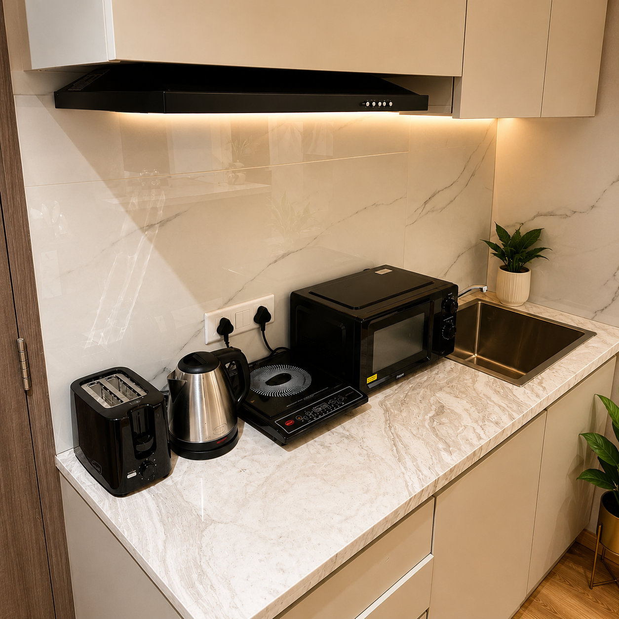 The Hermes Studio Kitchenette