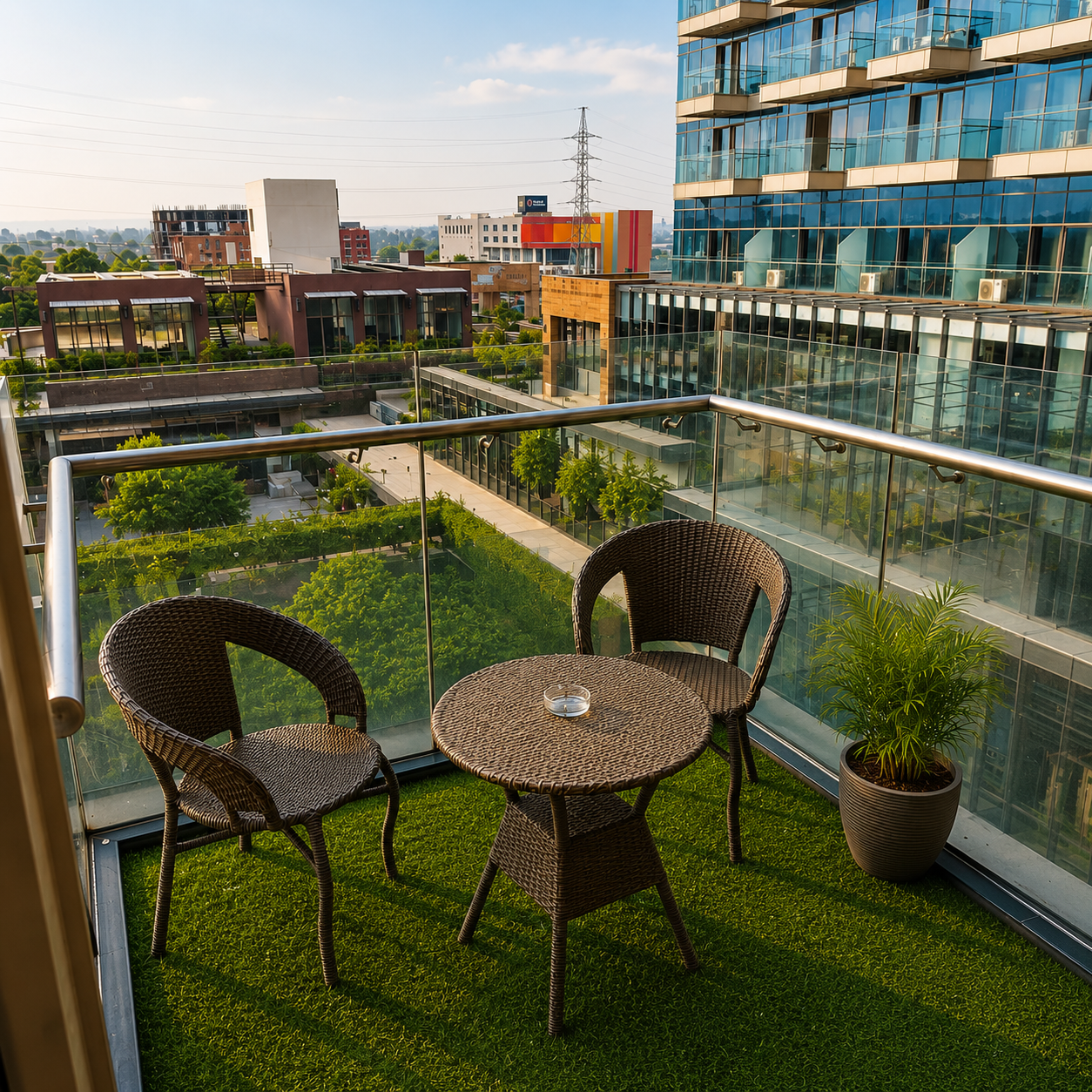 The Hermes Balcony Lounge